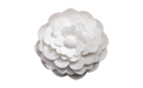 BROCHE DE FIELTRO * REF. 025. Camelia blanca
